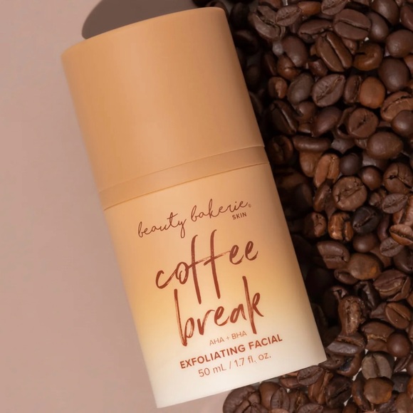Beauty Bakerie AHA & BHA Coffee Break Exfoliating Facial Scrub Exfoliator NEW PC - Picture 2 of 11